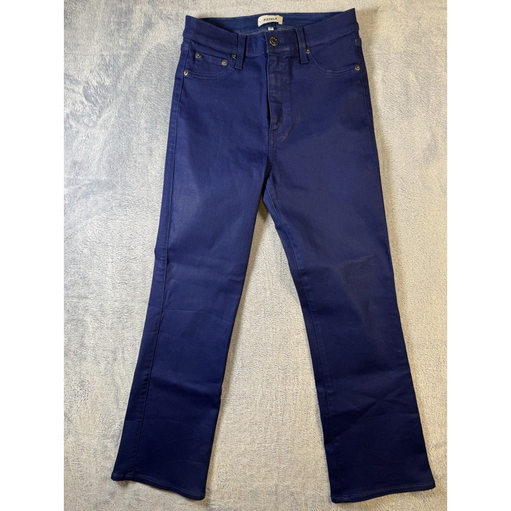 Pistola Lennon Crop Bootcut Jeans Womens 26 High Rise Blue Denim 26x26.5 3305–4